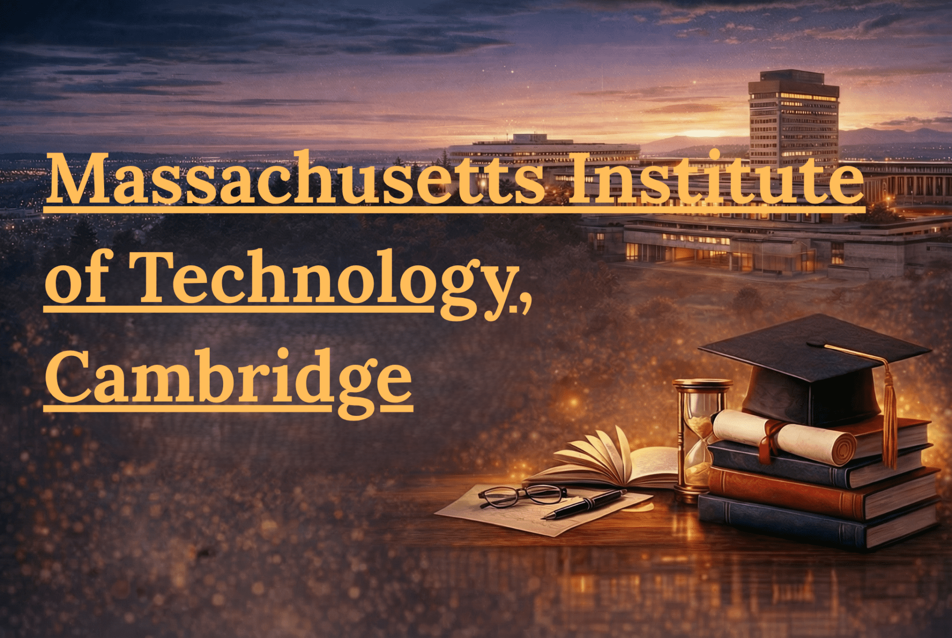 Massachusetts Institute of Technology Cambridge Admission 2026-27