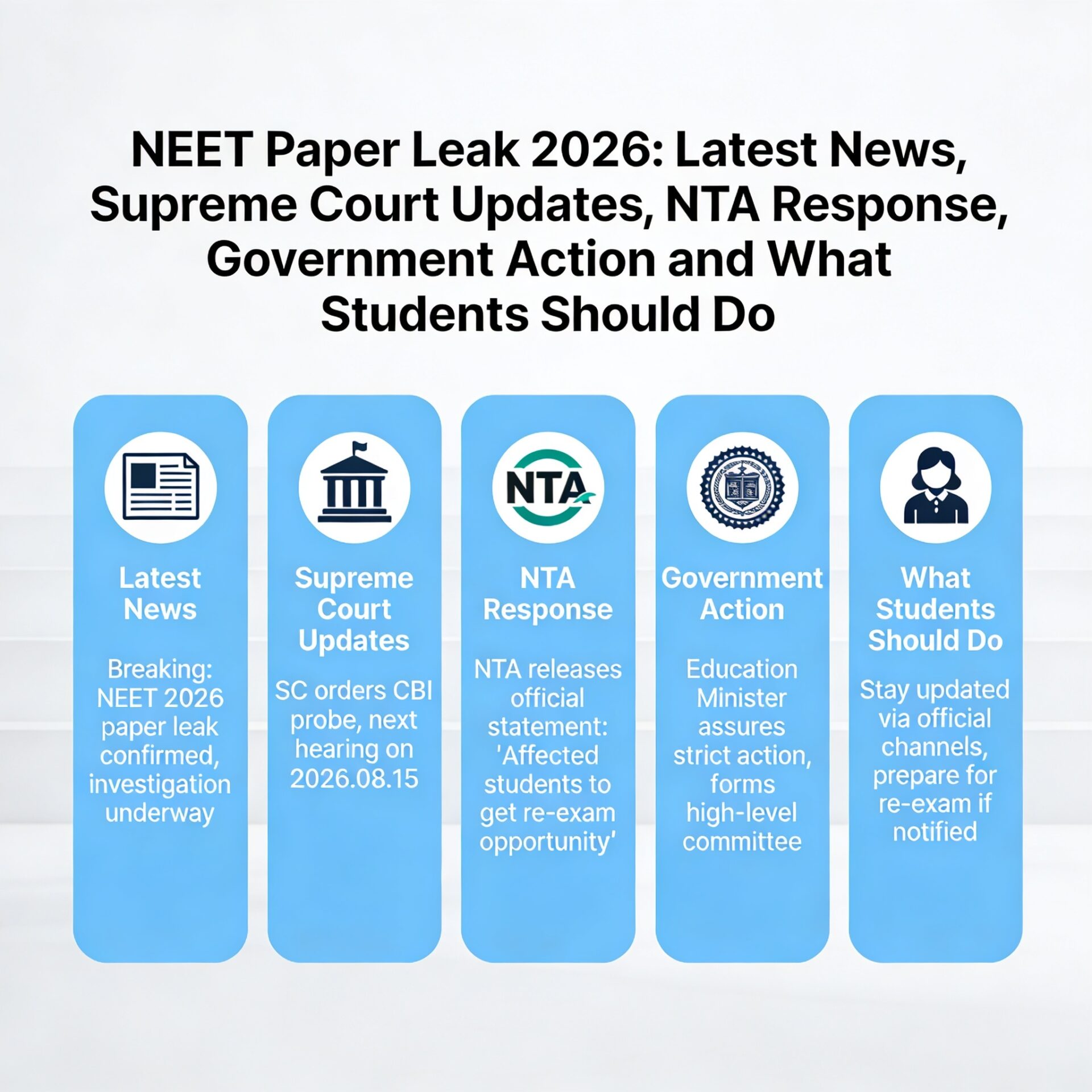 neet paper leak 2026 latest news supreme court nta cbi india
