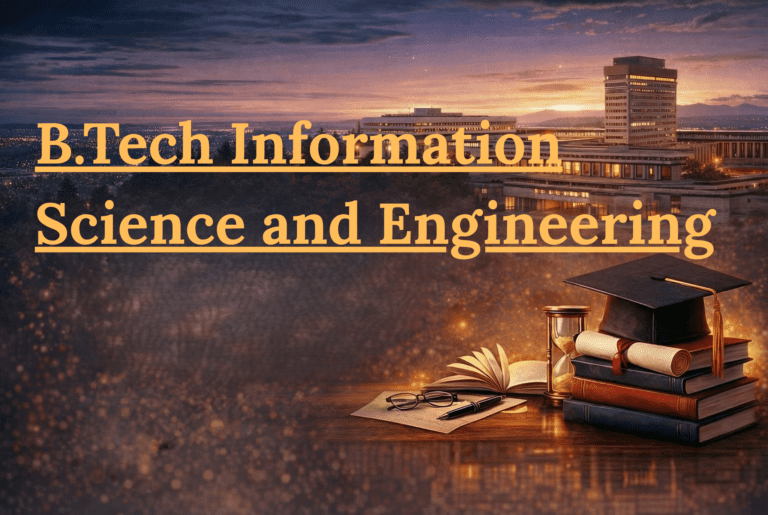 B.Tech Information Science and Engineering Admission 2026-27