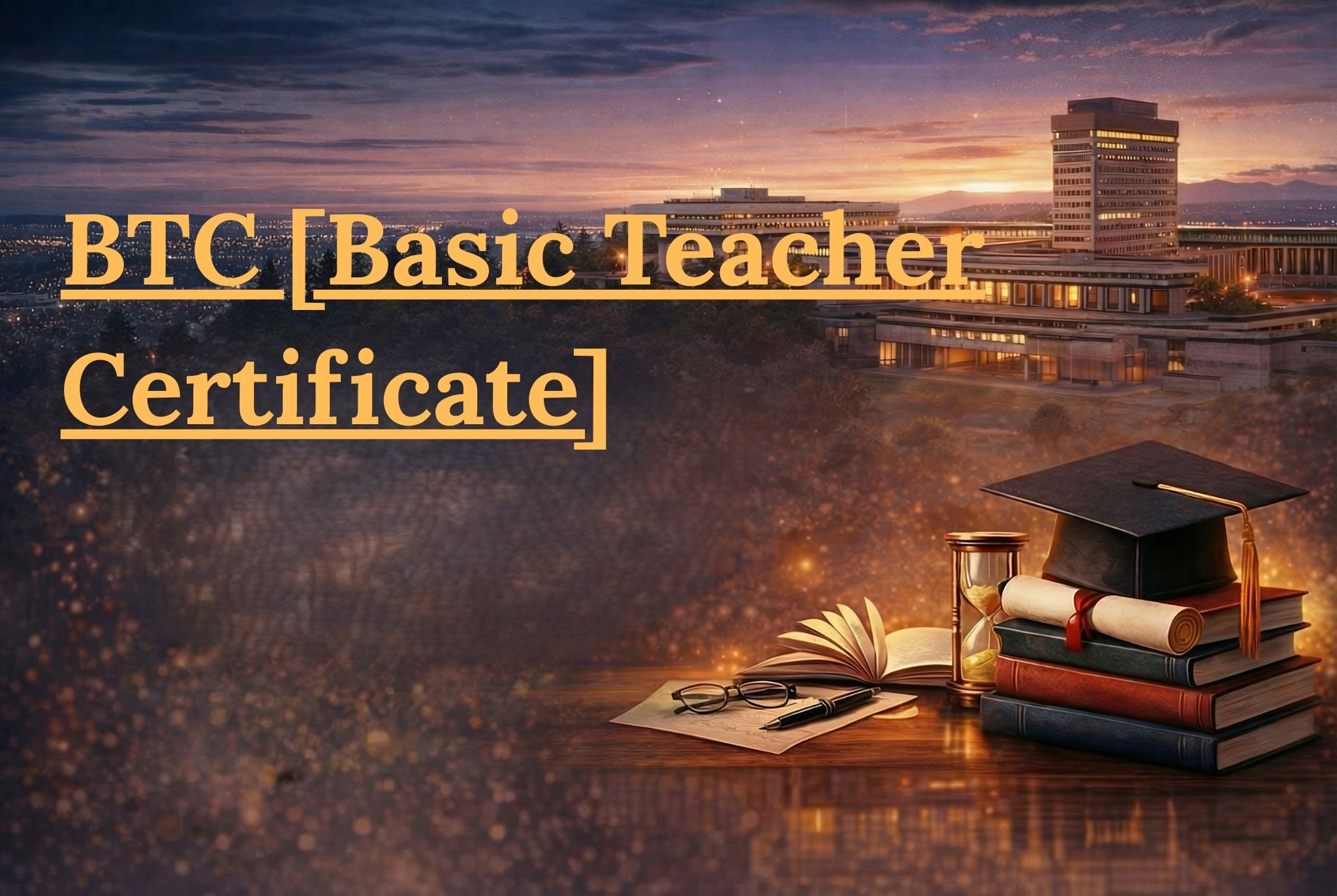 BTC Basic Teacher Certificate Admission 2026-27 | Fees