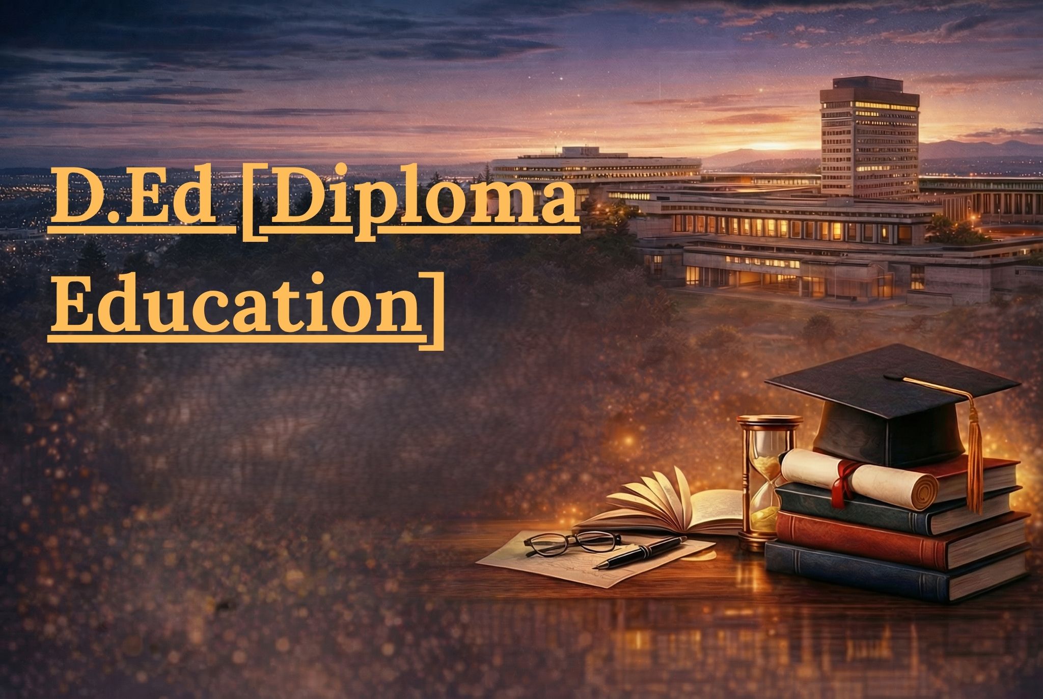 D.Ed Admission 2026-27 | Eligibility & Fees