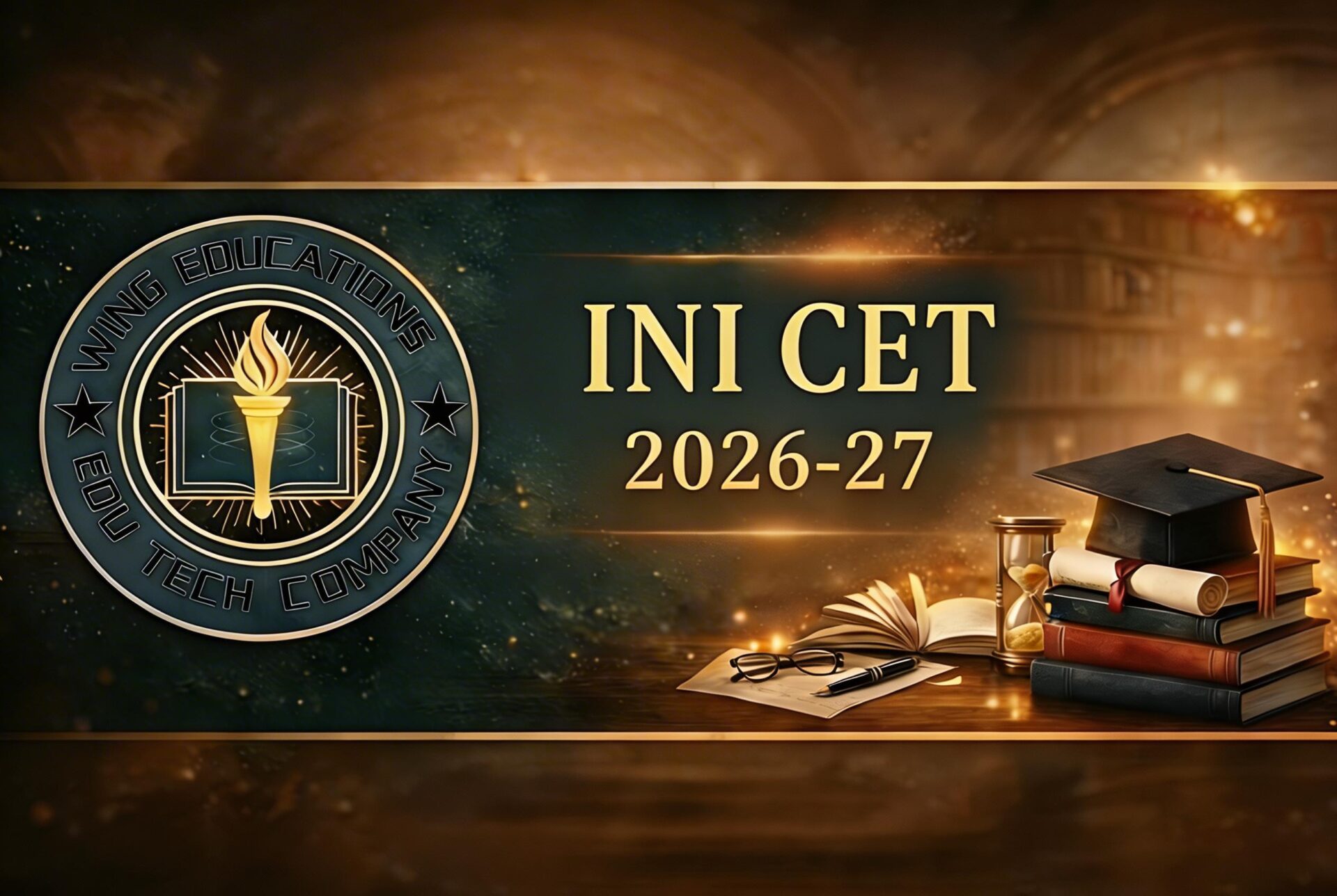 INI CET 2026-27 application form and exam details
