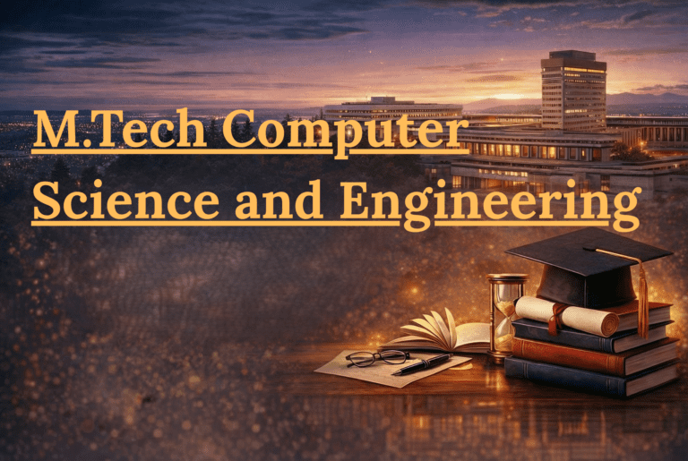 M.tech Computer M.Tech Computer Science and Engineering Admission 2027 | Fees