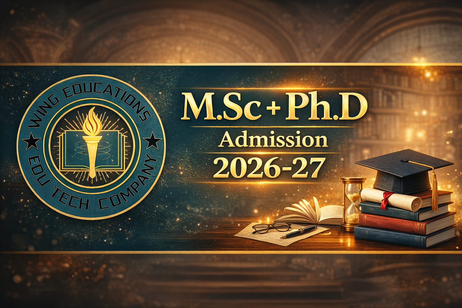 M.Sc + Ph.D Admission 2026-27