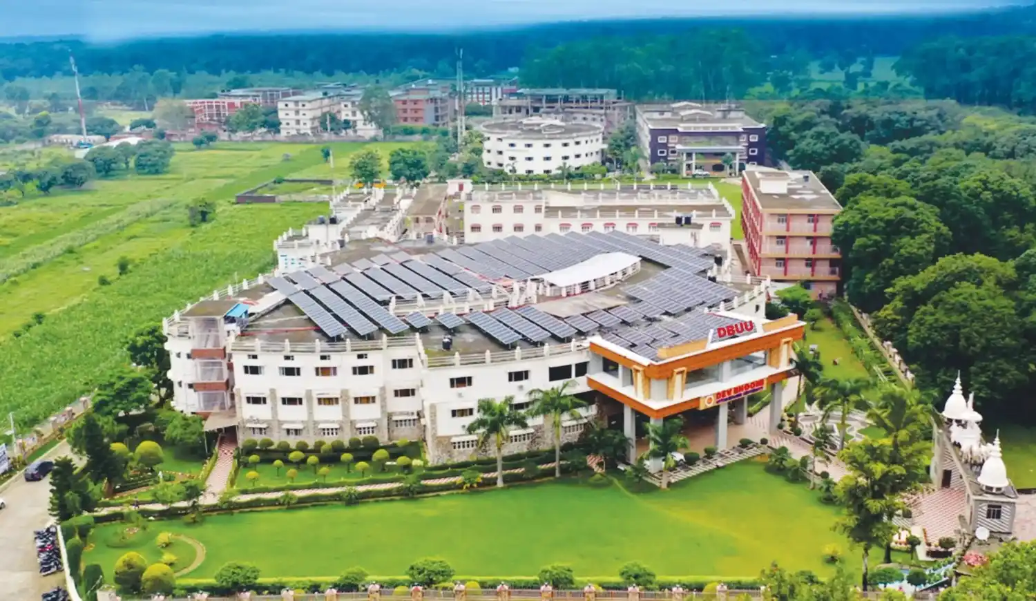 Dev Bhoomi Medical College of Ayurveda and Hospital campus in Dehradun