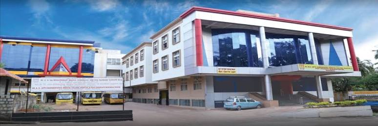 Dr.B.D.Jatti Homoeopathy Medical College campus in Dharwad Karnataka