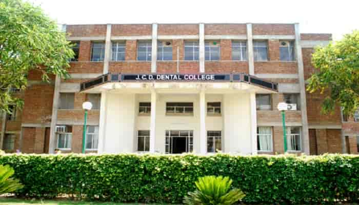 JCD Dental College Sirsa BDS admission 2026