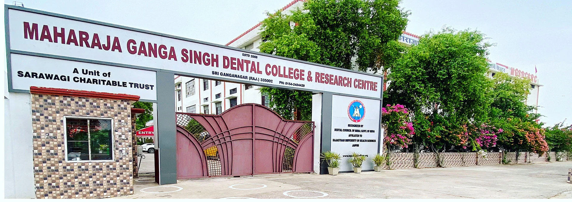 Maharaja Ganga Singh Dental College BDS admission 2026