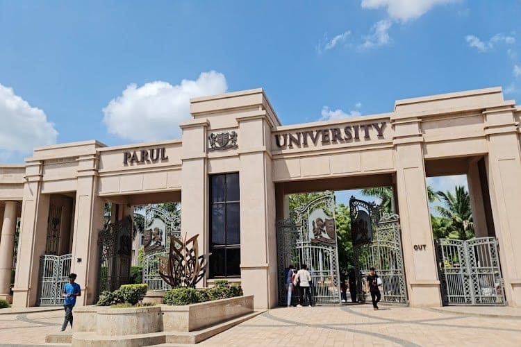 Parul University campus in Vadodara Gujarat
