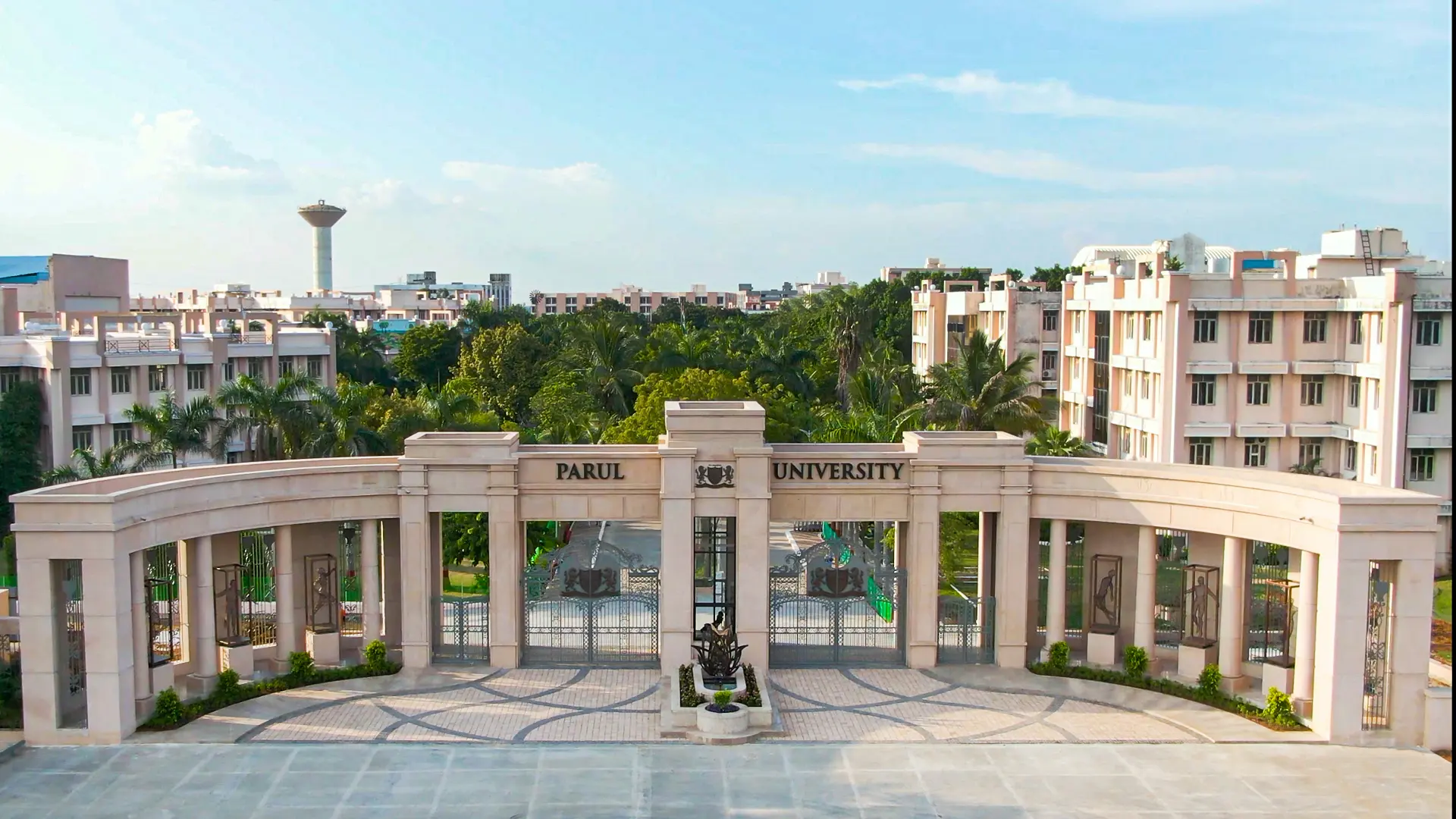 Parul University campus in Vadodara Gujarat