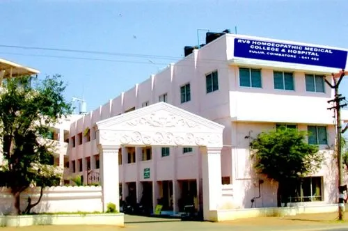 RVS Homeopathic Medical College and Hospital campus in Coimbatore Tamil Nadu