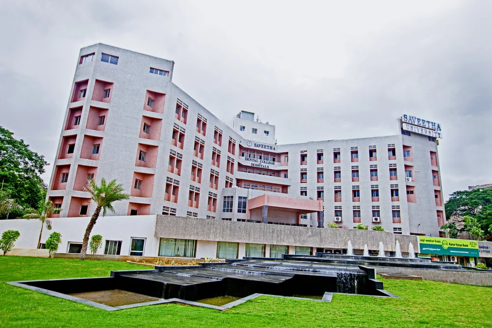 Saveetha Dental College Chennai BDS admission 2026